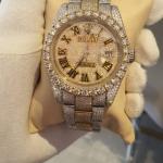 💎 Rolex Oyster Moissanite Diamond Watch