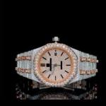 AP White gold VVS Moissanite Diamond Watch