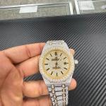 AP White Yellow VVS Moissanite Diamond Watch