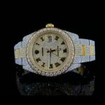 ⌚ Rolex Oyster Moissanite Diamond Watch