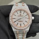 AP White Yellow VVS Moissanite Diamond Watch